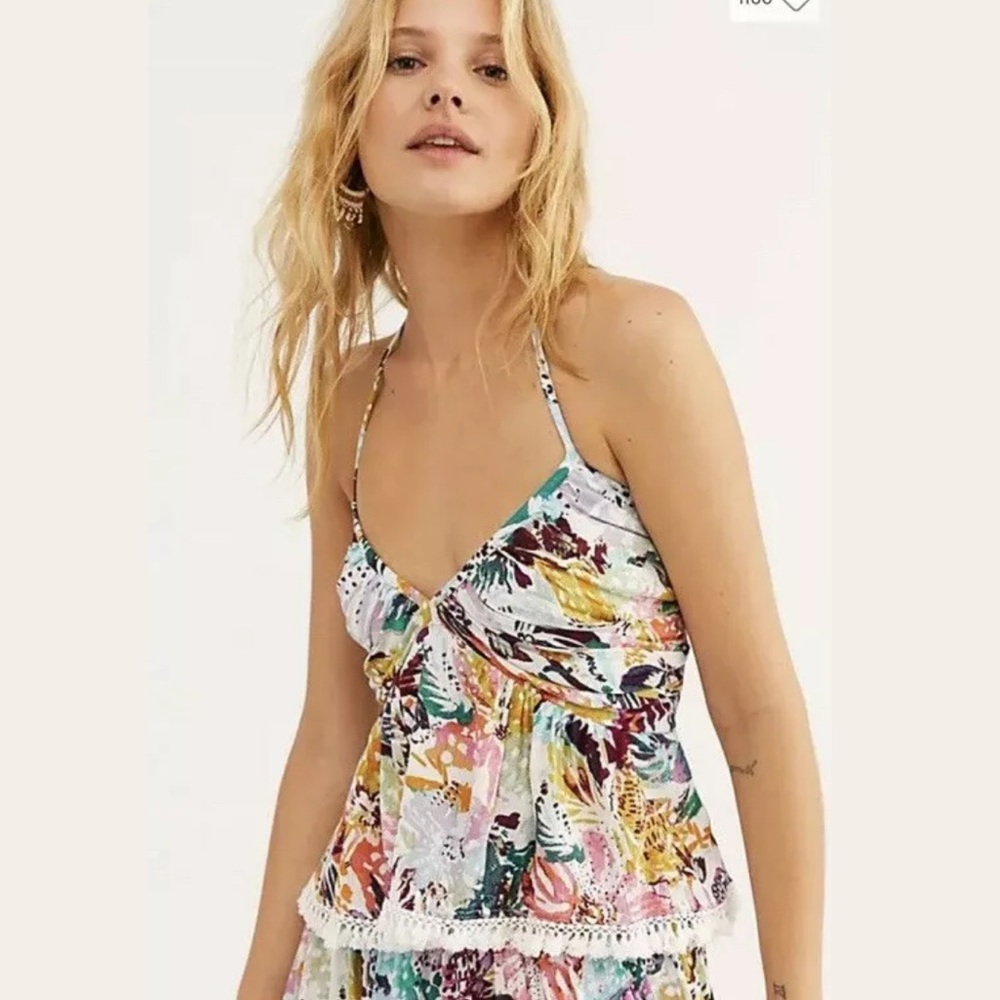 NEW FREE PEOPLE KAHLO SKIRT & CROP TOP COORD SET SIZE MEDIUM Z121-5 - Picture 3 of 3